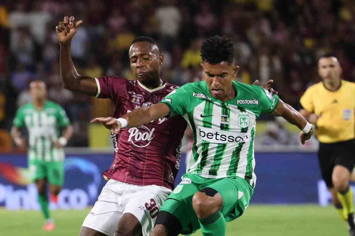 Atlético Nacional y Deportes Tolima empatan en la ida de la final BetPlay II-2024