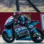 David Alonso inicia su camino en Moto2 con una remontada hasta el puesto 21 en Tailandia